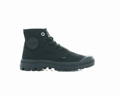 Zapatos Altas Palladium MONO CHROME Hombre Negras | Costa Rica-07652